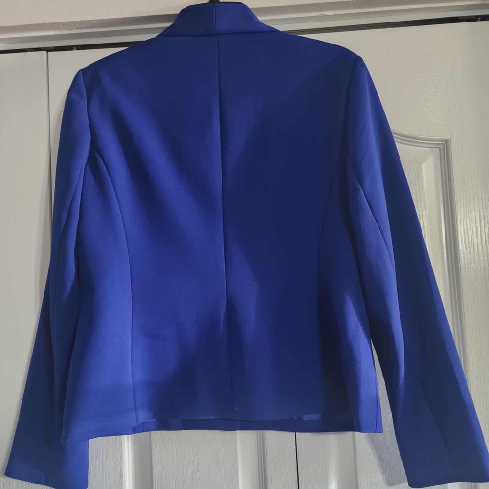 Kasper Women's Royal Blue Suit Jacket - Picture 2 of 3